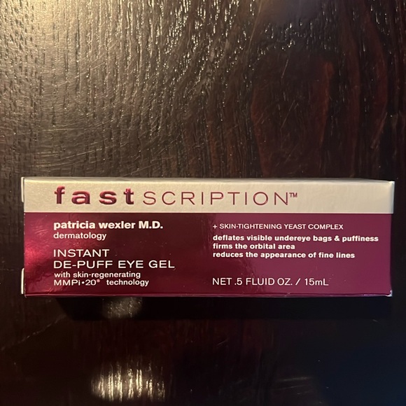 Wexler Fastscription Instant De Puff Eye Gel